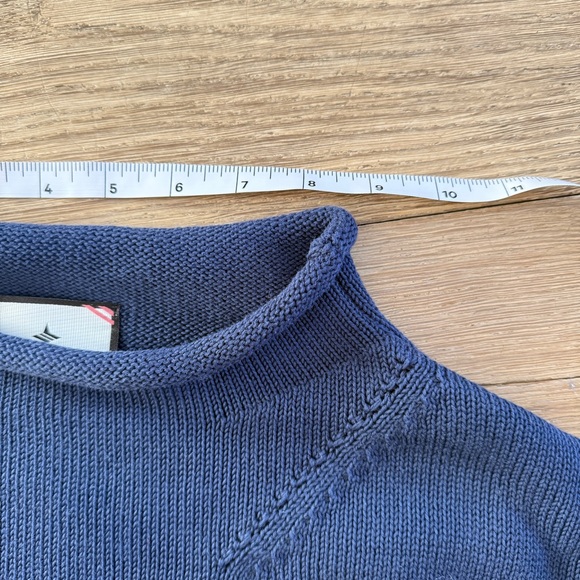 TUCKERNUCK Navy Cotton Americana Sweater | Sz Med - Picture 11 of 12